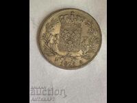 silver coin 5 francs Louis Louis XVIII 1821 France silver