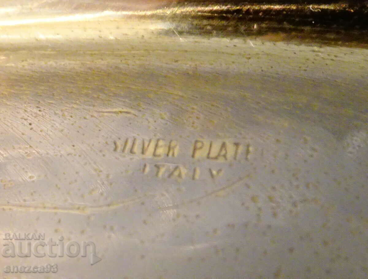 Silver-plated serving tray, 51 cm, 2 kg - 5 Silver-plated serving tray, 51 cm, 2 kg - 5