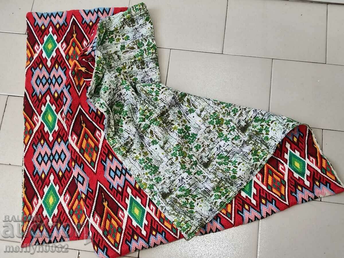 Old handwoven wall rug 136/66 cm rug cover - 5 Old handwoven wall rug 136/66 cm rug cover - 5