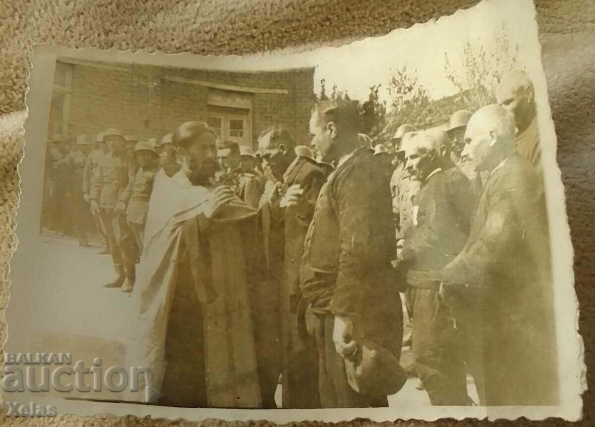 Old photo priest, priest Sofia, oath, holiday