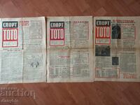 Newspapers Sport Toto - 1958