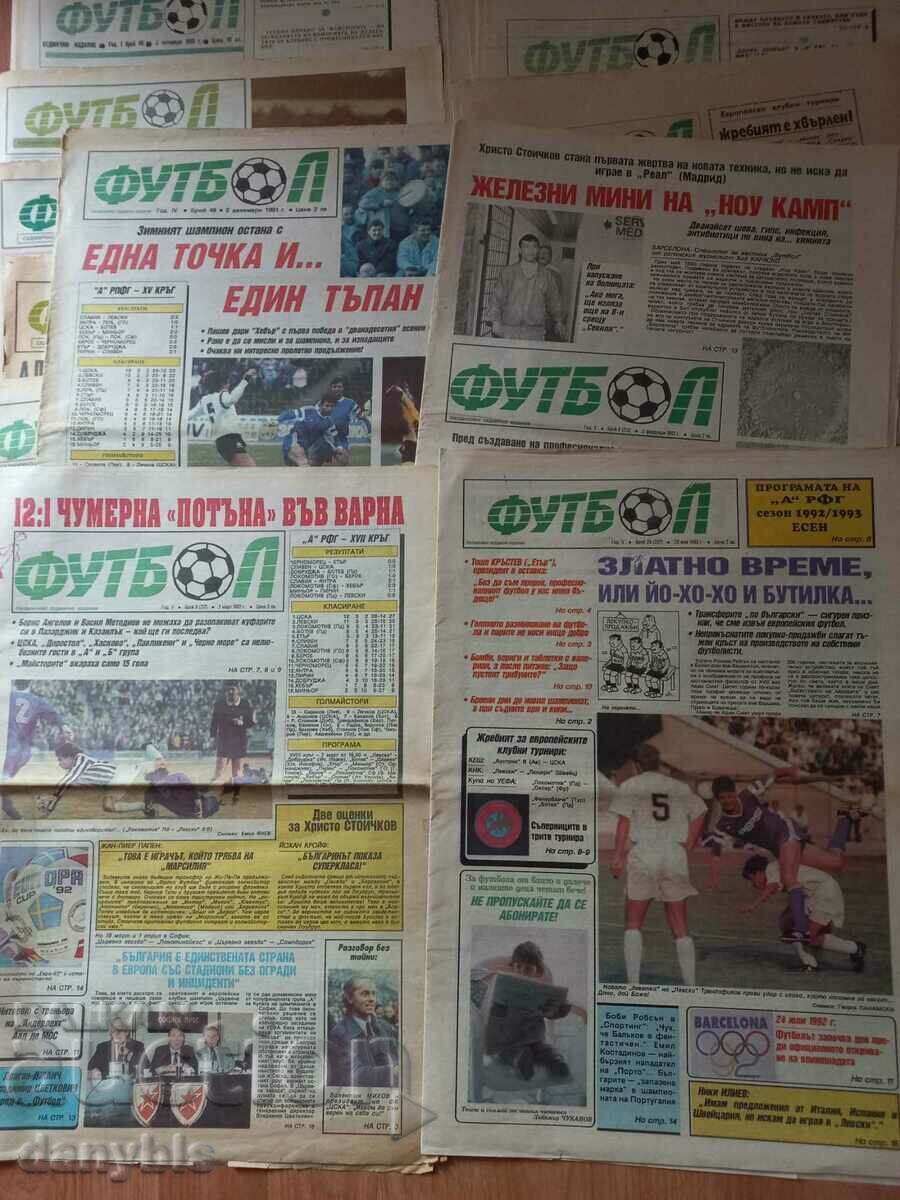 Football newspaper 1988 - 1992