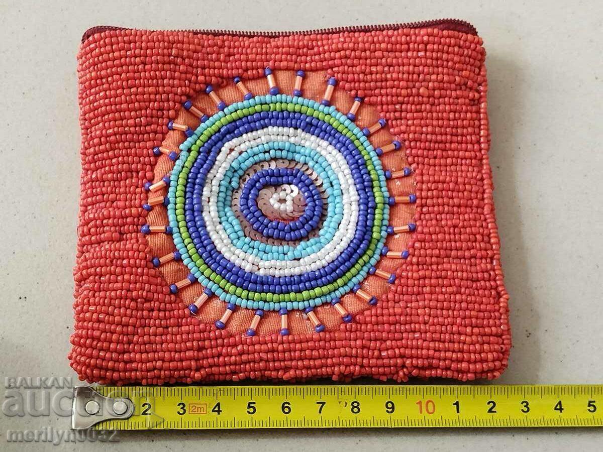 Auction  Coin purse bead wallet UNIQUE RRRR