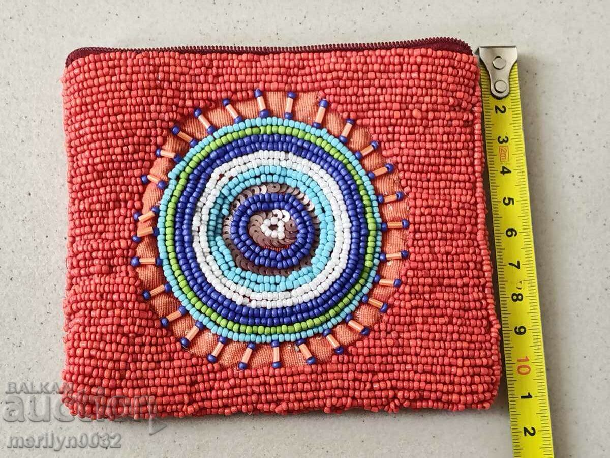 Delivery of Coin purse bead wallet UNIQUE RRRR