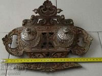 Pix cu cerneală din fontă, placat cu nichel