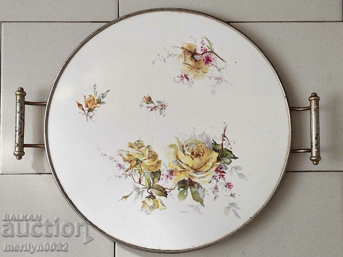 Old porcelain casserole dish platter with price € 44.96 | 87.93 BGN
