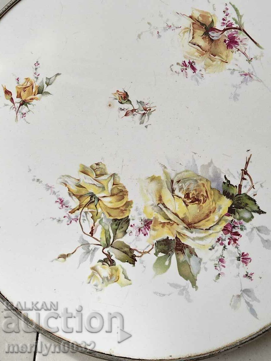 Auction Old porcelain casserole dish platter Auction Old porcelain casserole dish platter