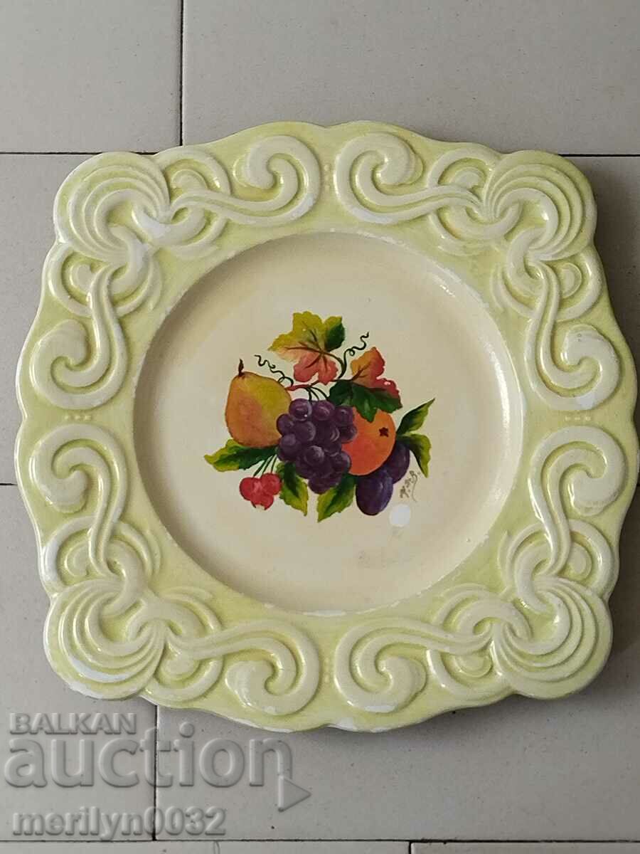 Old porcelain casserole dish platter - 7 Old porcelain casserole dish platter - 7