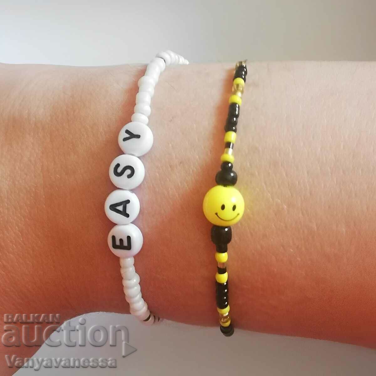 Auction  Smile Blissful Beads Energy Bracelet Smile for Beautiful