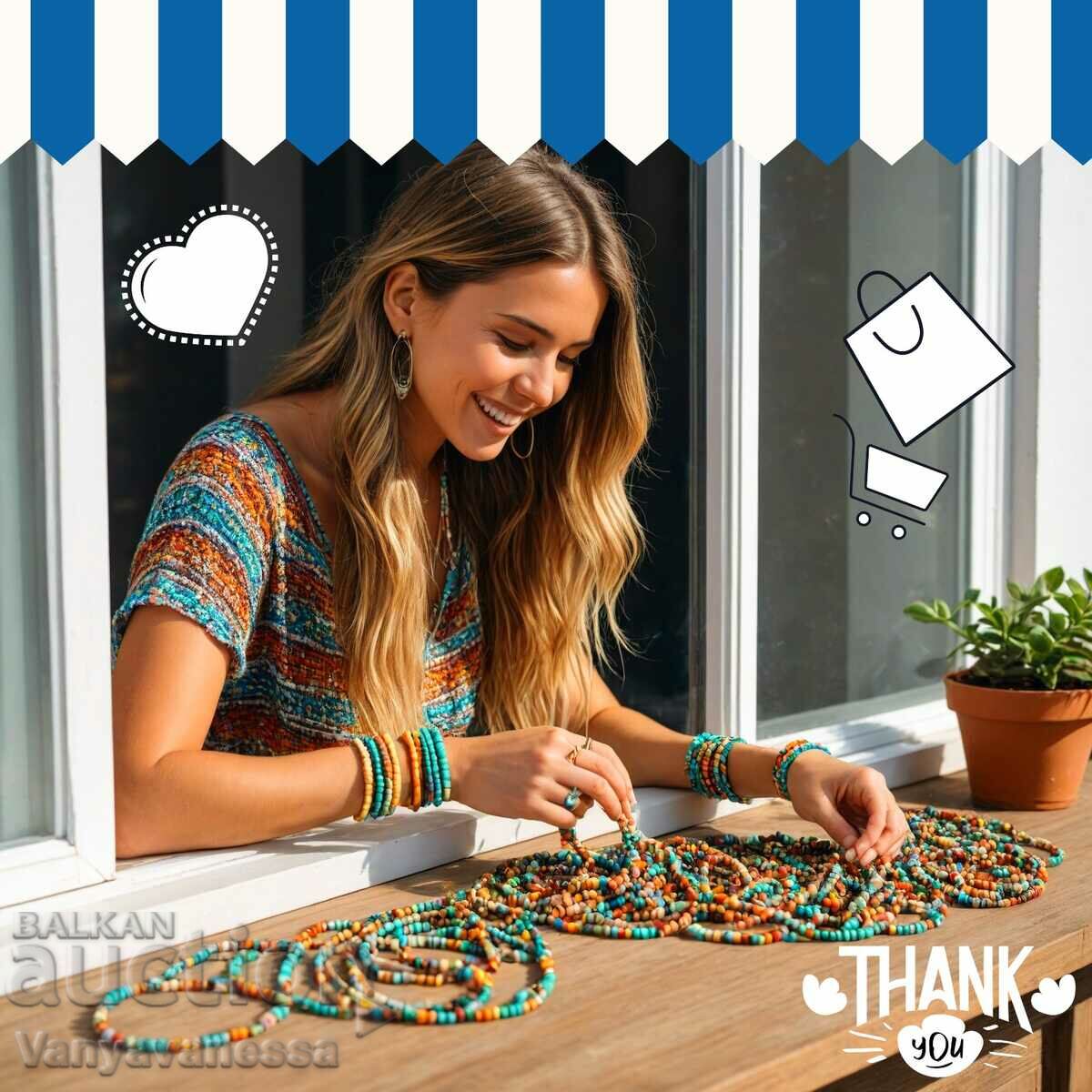 Delivery of Smile Blissful Beads Energy Bracelet Smile for Beautiful