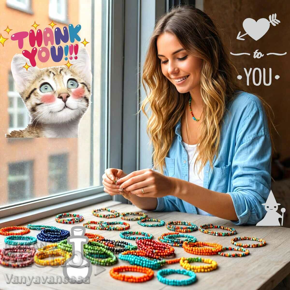 Smile Blissful Beads Energy Bracelet Smile for Beautiful - 7