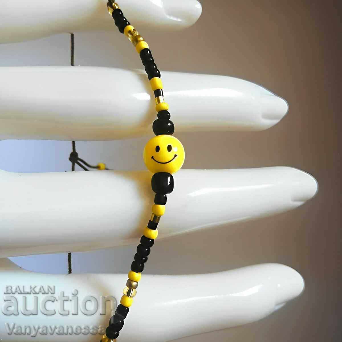 Smile Blissful Beads Енергийна Гривна Усмивка за Прекрасен