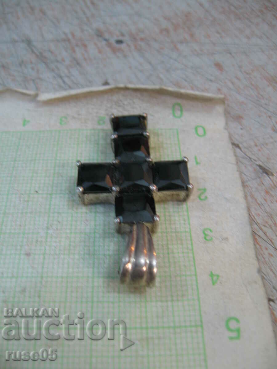 Cross with embedded stones with price 15.00 BGN | € 7.67 Cross with embedded stones with price 15.00 BGN | € 7.67