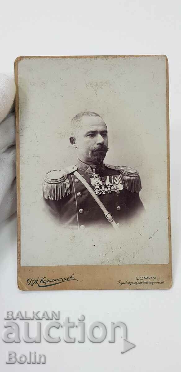 Rare photo, photograph of Colonel Pavel Hristov-General