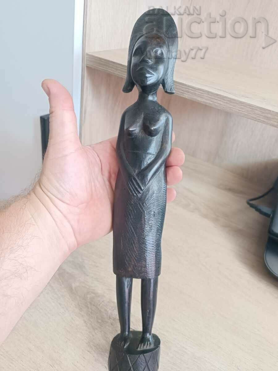 OLD EBONY FIGURE Old import from Africa 36 cm