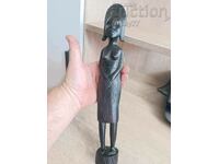 FIGURA VECHIA DE ABONS Vechi import din Africa 36 cm