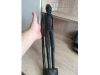 FIGURE OF EBONY WOOD Old import from Africa 36 cm