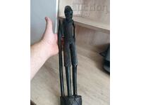 FIGURE OF EBONY WOOD Old import from Africa 36 cm