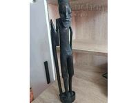 FIGURE OF EBONY WOOD Old import from Africa 36 cm