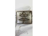 Rare 1930-1940 Boris III Imperial Pilot Military Buckle.