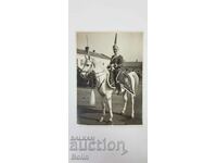 Rare photo, photograph of a Guards officer on horseback