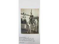 Rare photo, photograph of a Guards officer on horseback