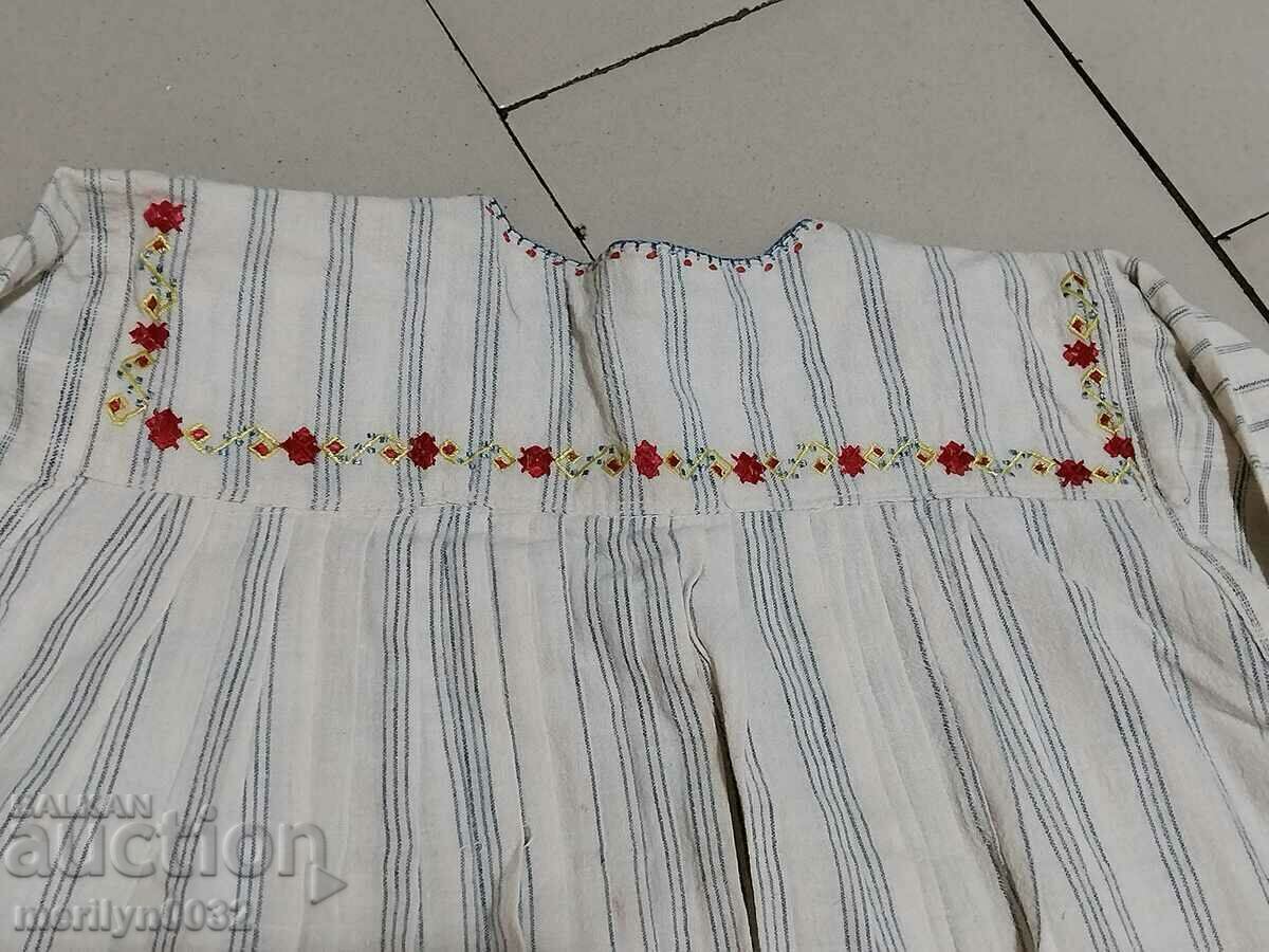 Cămașă țesută damă, broderie bulgară, broderie costum popular - 7 Cămașă țesută damă, broderie bulgară, broderie costum popular - 7