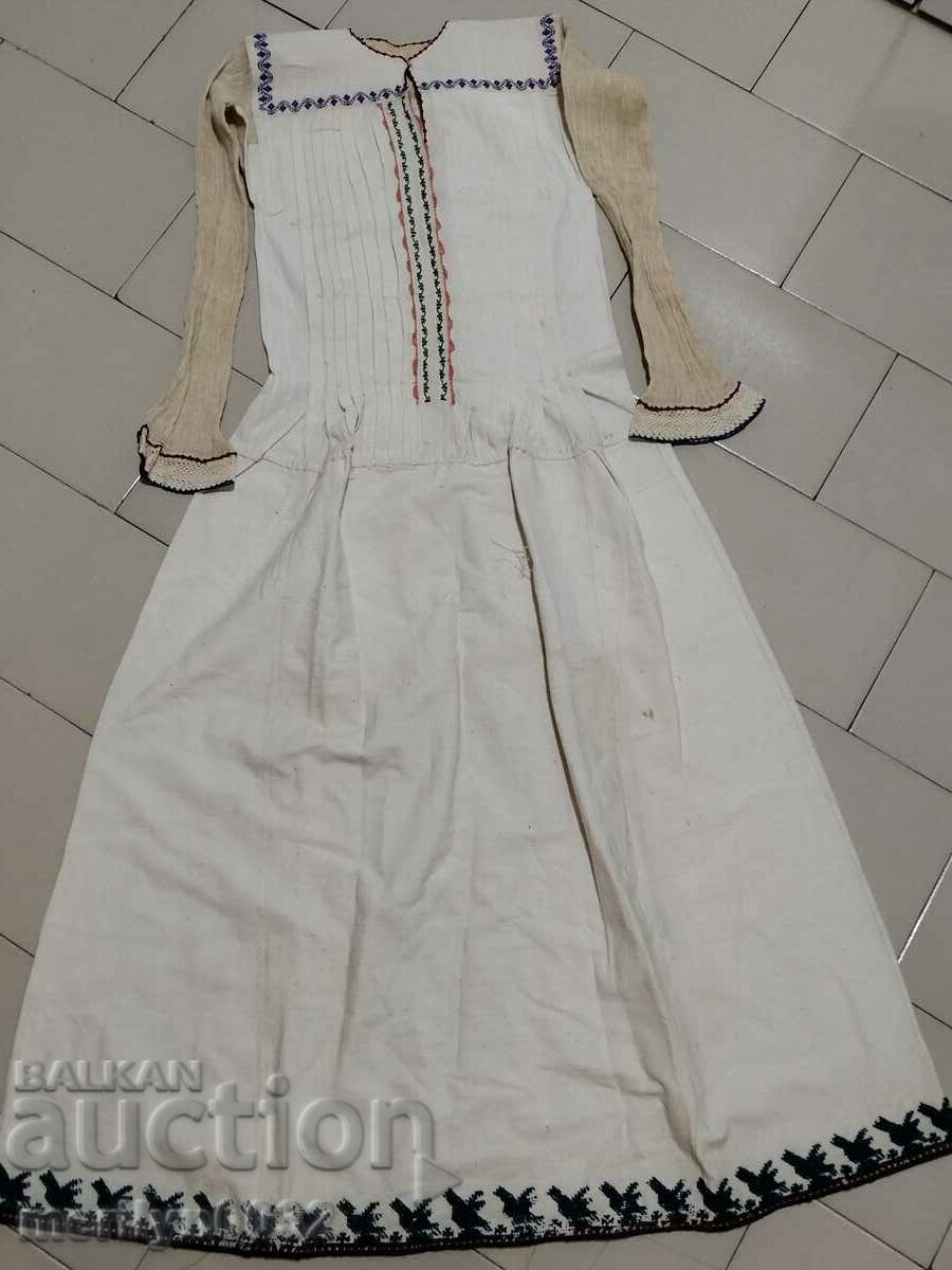 Women's woven shirt Bulgarian embroidery folk costume embroidery with price 172.00 BGN | € 87.94