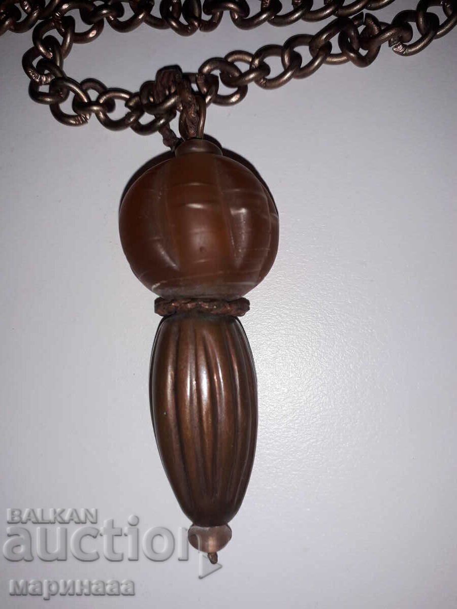 Delivery of MASSIVE NECKLACE. ART DECO. COPPER, BRASS Delivery of MASSIVE NECKLACE. ART DECO. COPPER, BRASS