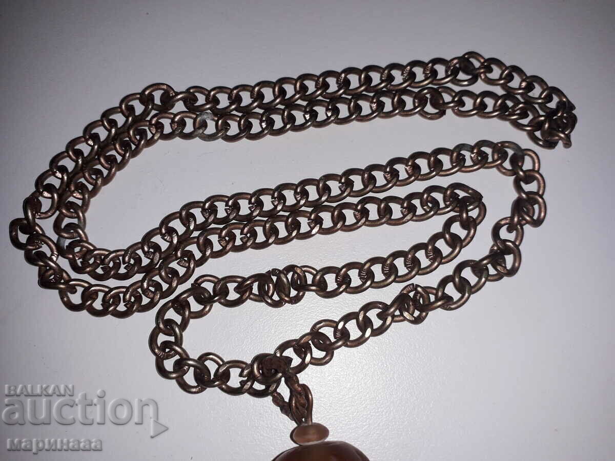 MASSIVE NECKLACE. ART DECO. COPPER, BRASS - 5 MASSIVE NECKLACE. ART DECO. COPPER, BRASS - 5