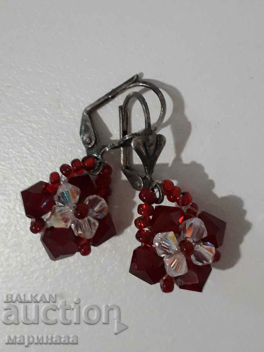 ANTIQUE EARRINGS. SILVER 800