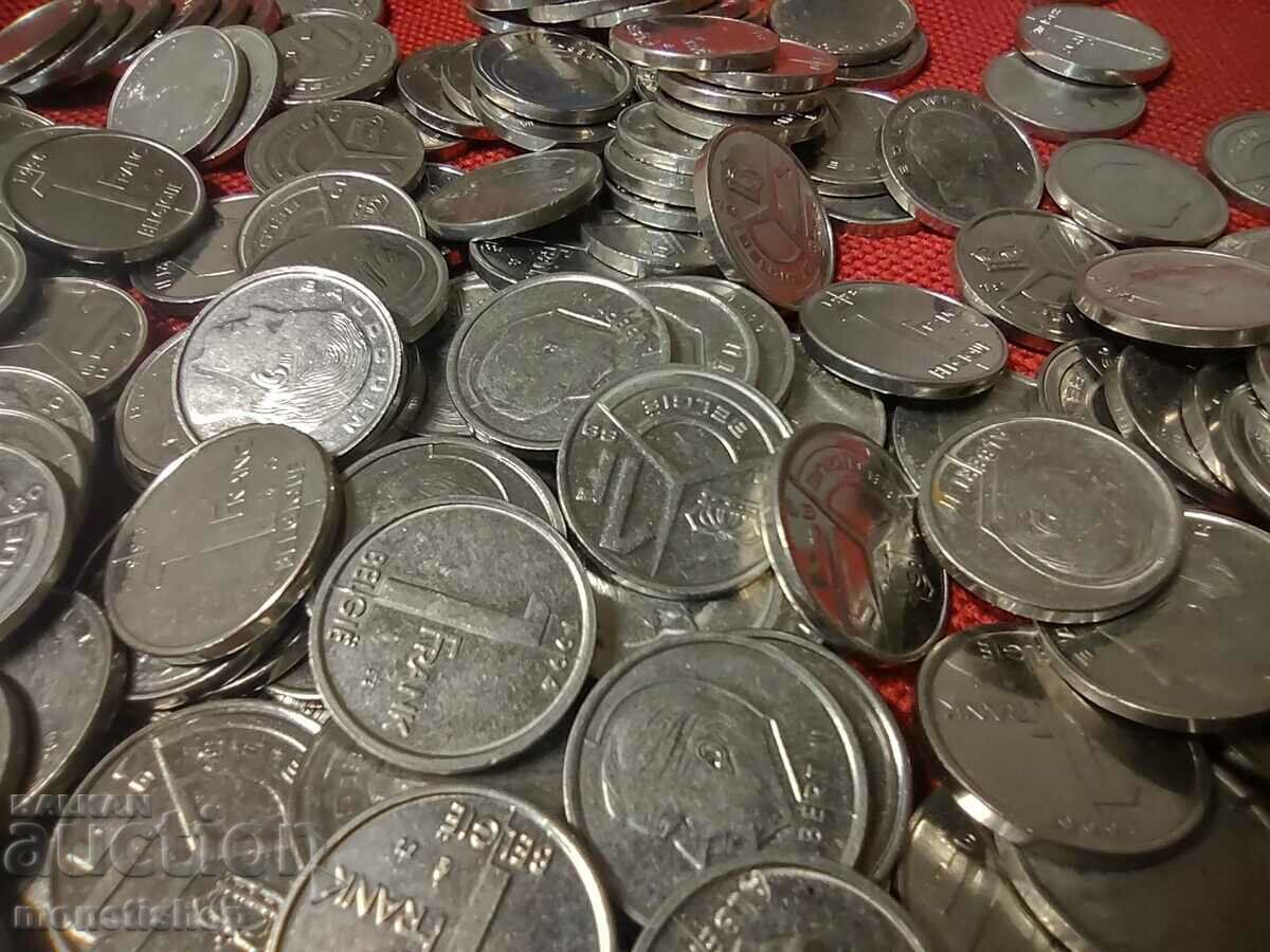 Auction More than one kilogram of coins from Belgium Auction More than one kilogram of coins from Belgium