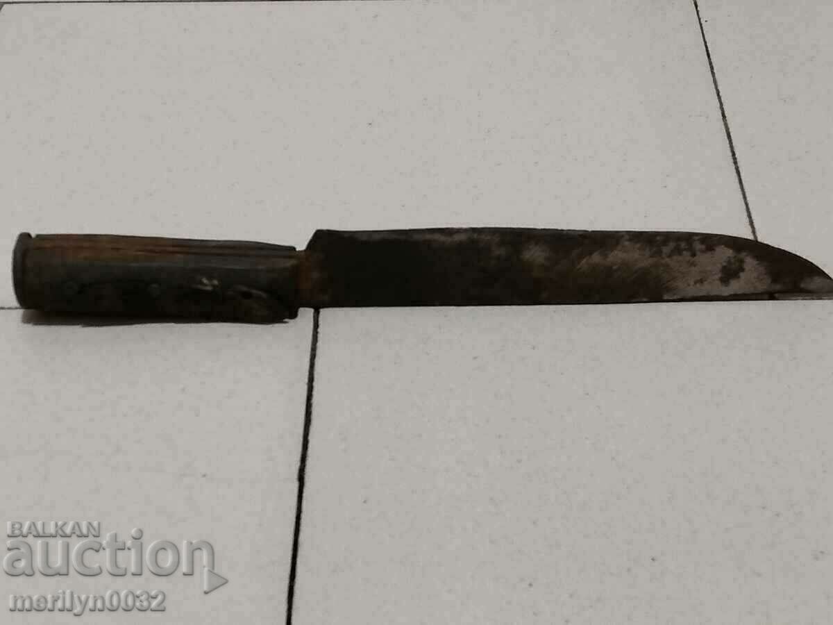 Shepherd's knife without a handle with buffalo horn scabbard - 6 Shepherd's knife without a handle with buffalo horn scabbard - 6