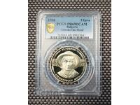 5 лева 1988 Кр метал 69 DCAM PCGS