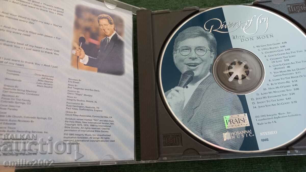 Audio CD Don Moen with price 2.99 BGN | € 1.53 Audio CD Don Moen with price 2.99 BGN | € 1.53