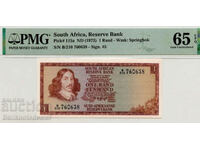 Africa de Sud 1 rand 1973 Pick 115a PMG 65