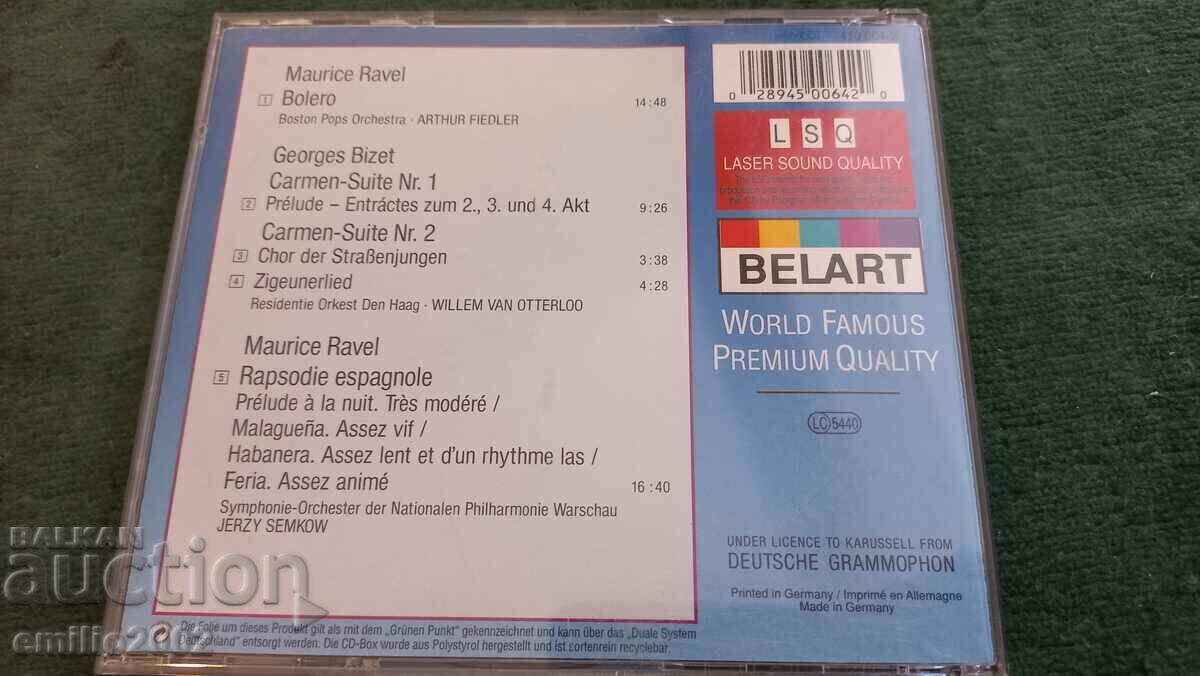 Auction Audio CD Ravel Auction Audio CD Ravel