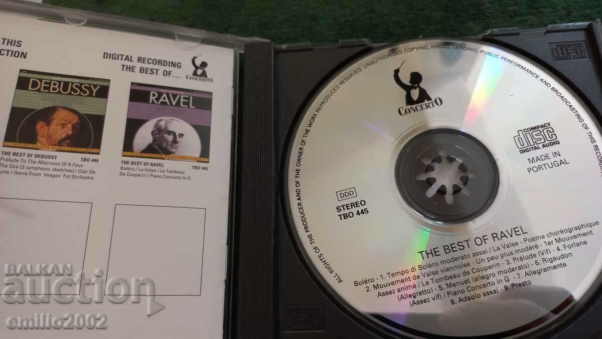 Audio CD Ravel with price 2.99 BGN | € 1.53 Audio CD Ravel with price 2.99 BGN | € 1.53