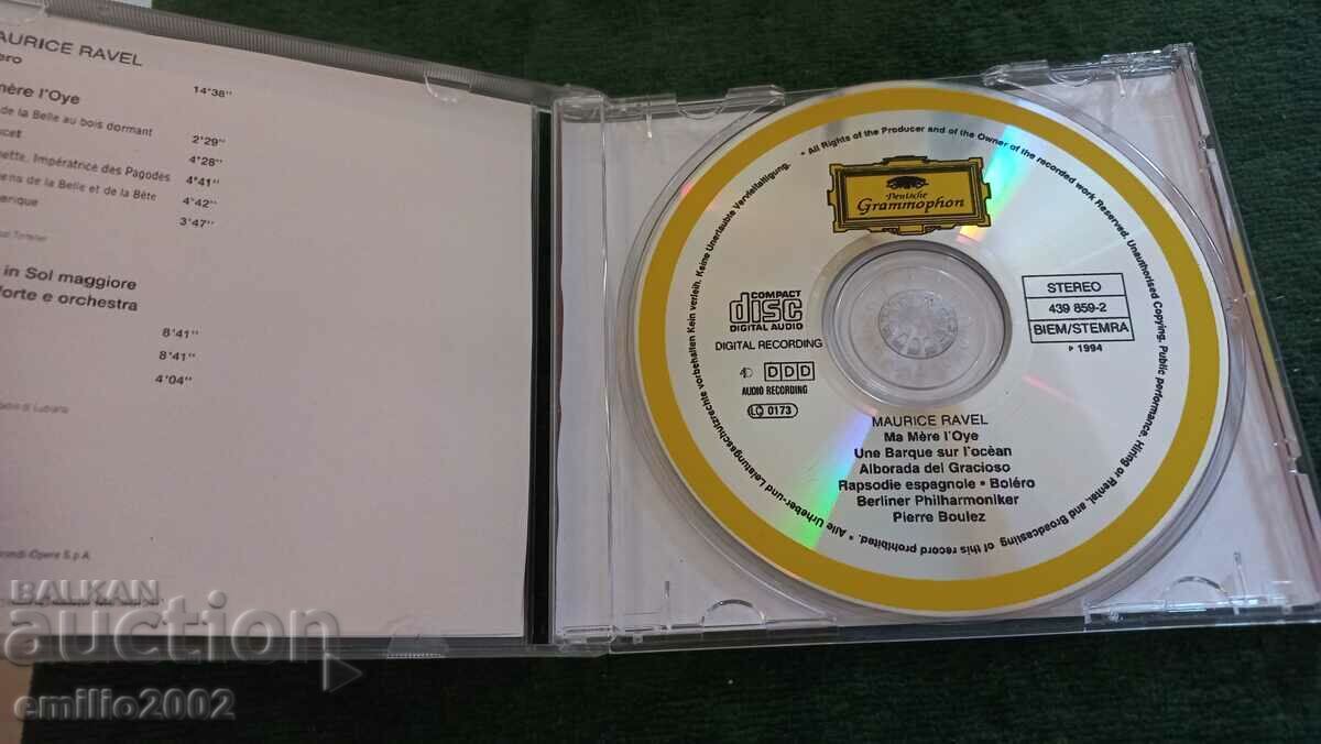 CD audio Ravel cu preț € 1.53 | 2.99 BGN