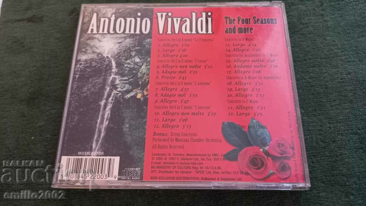 Auction Audio CD Antonio Vivaldi Auction Audio CD Antonio Vivaldi