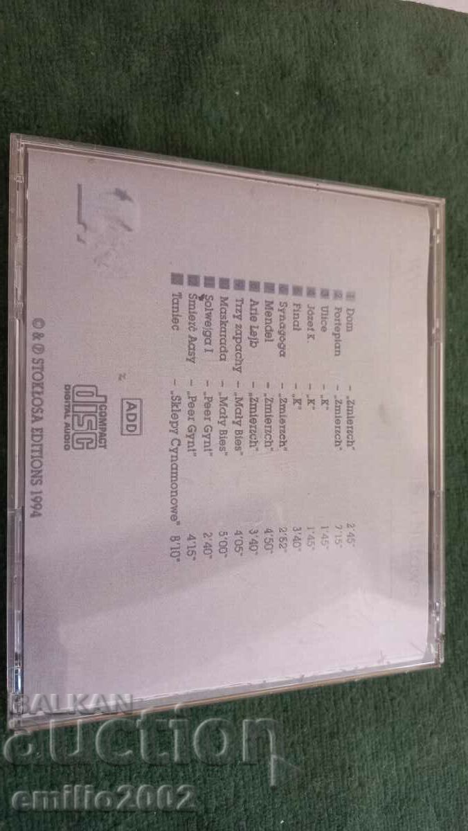 Auction Audio CD Janos Stoklosa and Dieter Giesing Auction Audio CD Janos Stoklosa and Dieter Giesing