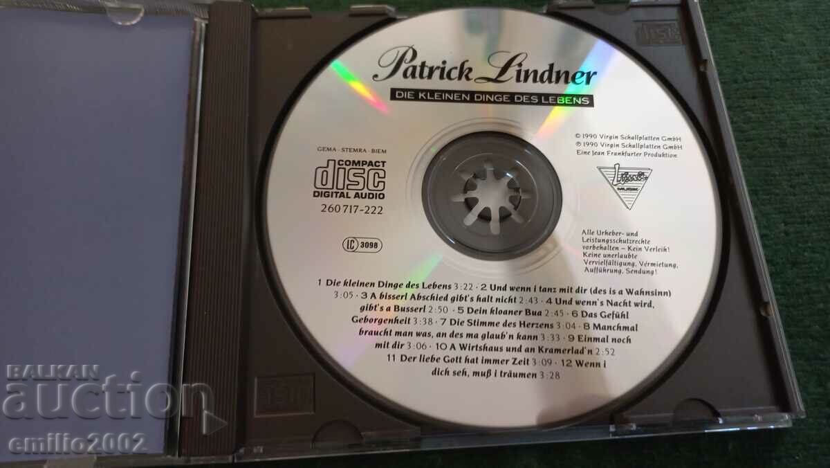 Audio CD Patrick Lindner with price 2.99 BGN | € 1.53 Audio CD Patrick Lindner with price 2.99 BGN | € 1.53