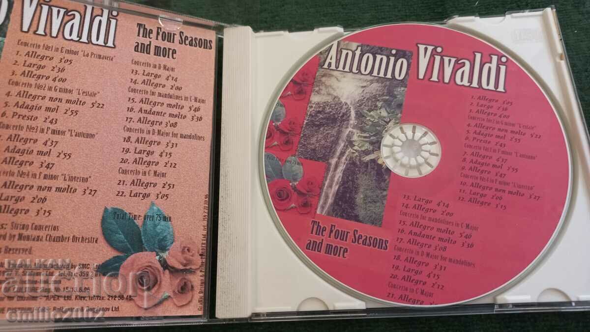 CD audio Antonio Vivaldi cu preț € 1.53 | 2.99 BGN
