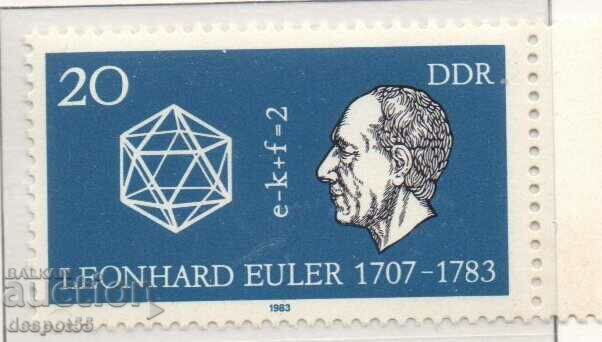 1983. GDR. 200 years since the death of Leonard Euler.