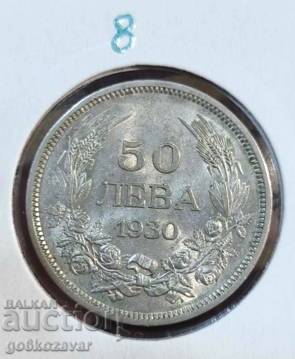 Bulgaria 50 BGN 1930 Silver! UNC! - 5