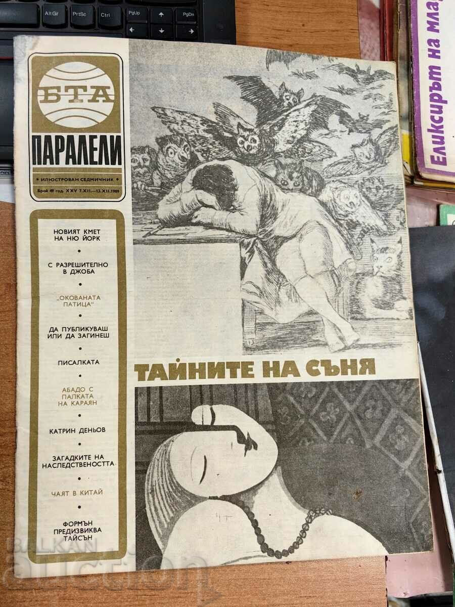 полевче 1989 СПИСАНИЕ БТА ПАРАЛЕЛИ