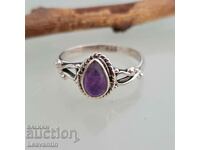 Silver ring with Amethyst