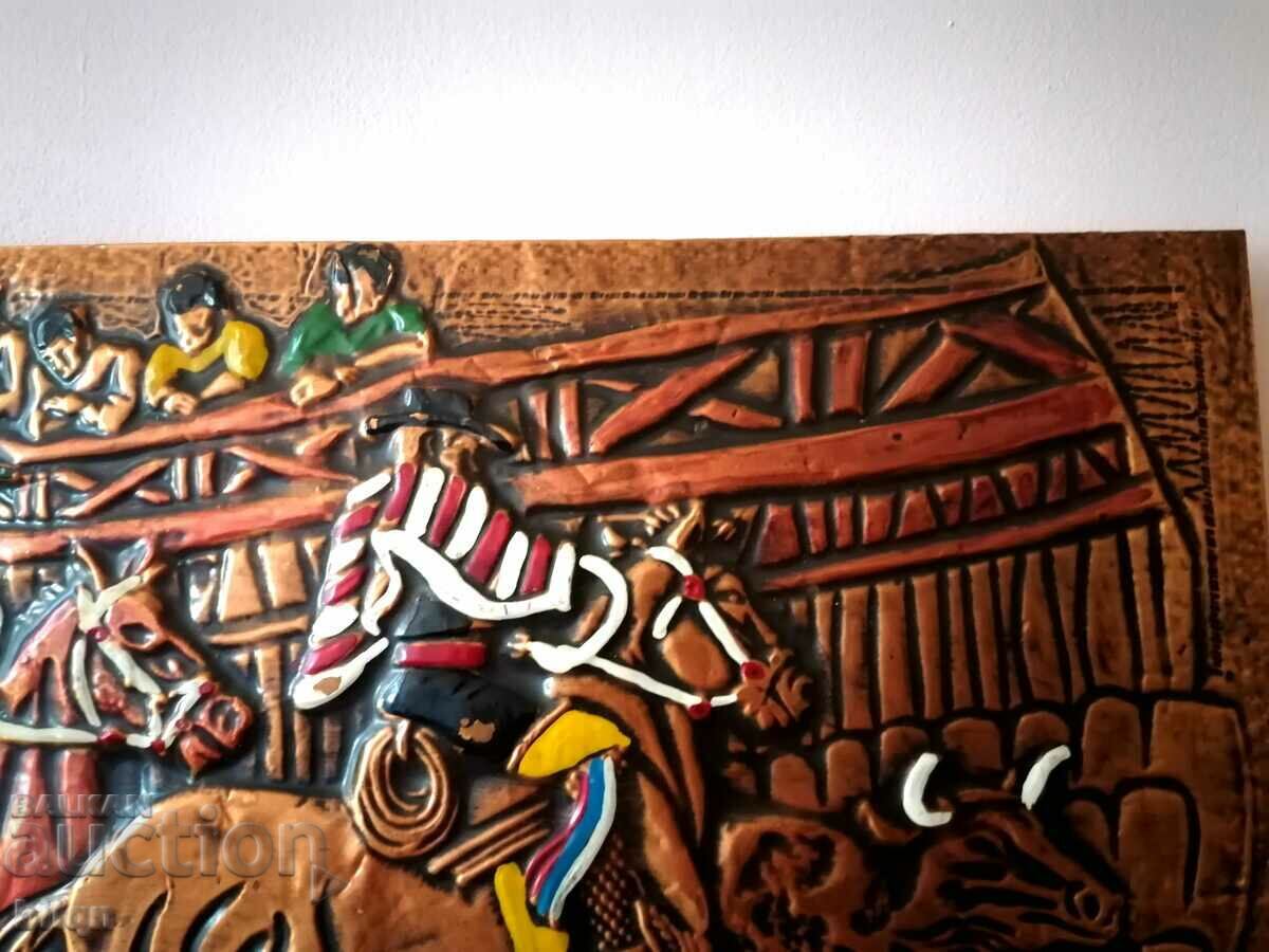 Delivery of Great Old Copper Plate - Rodeo Delivery of Great Old Copper Plate - Rodeo