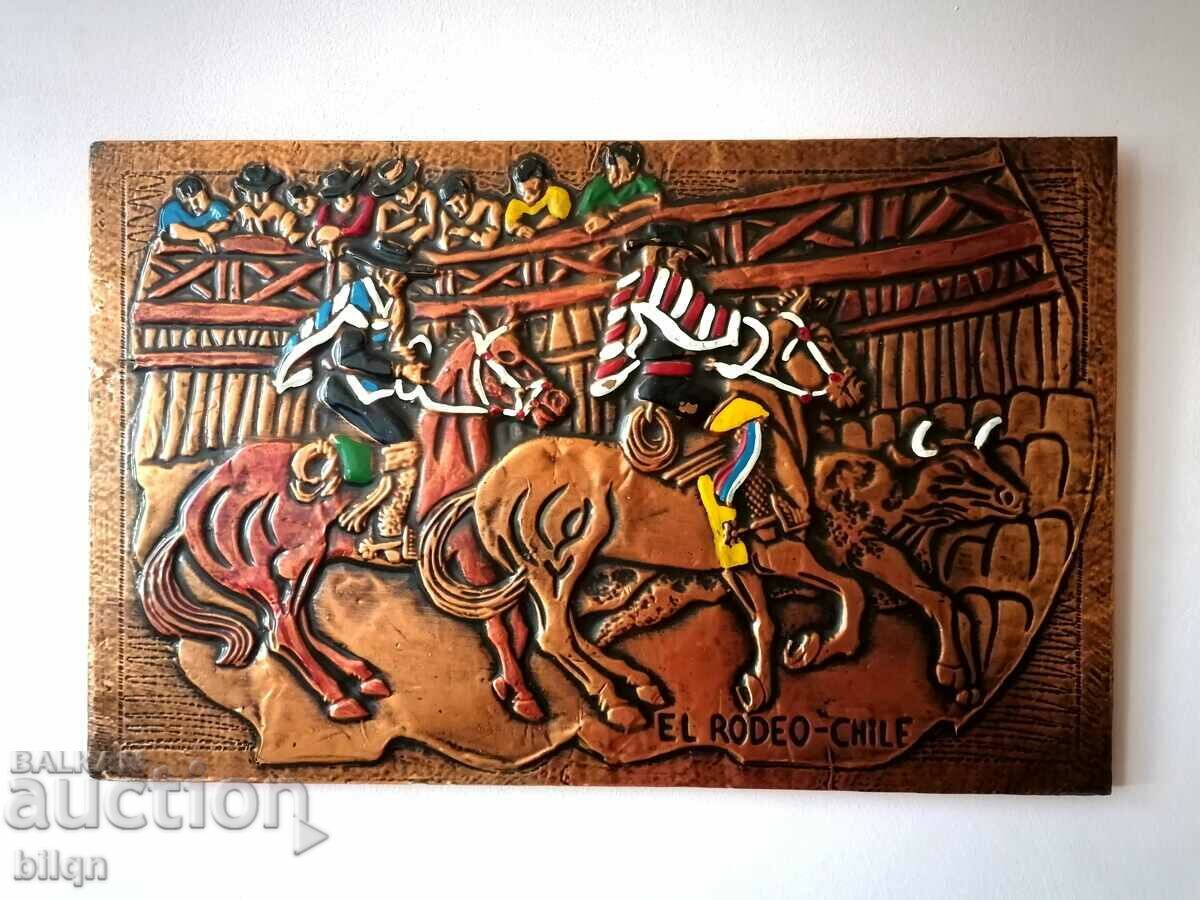 Great Old Copper Plate - Rodeo Great Old Copper Plate - Rodeo
