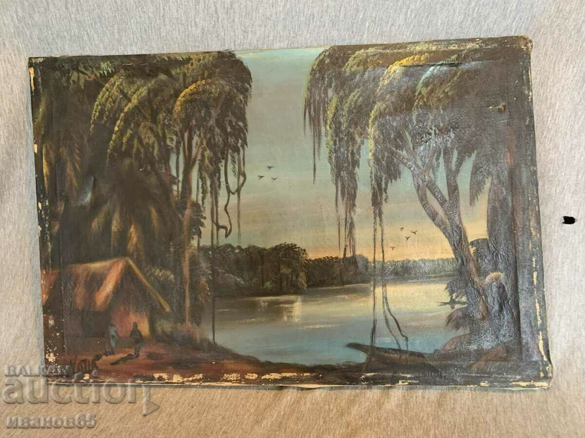 old picture landscape